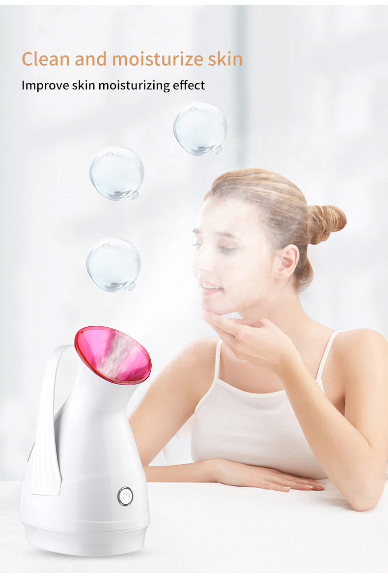 新品热喷蒸脸器家用脸部清洁美容院喷雾器热喷补水美容喷秀机详情4