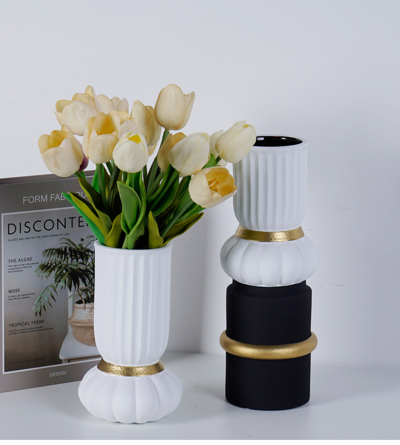 chinagoods Creative Nordic handicrafts, ceramic ornaments, wholesale hotel and home decorations, soft furnishings, vases and flower vases, light luxury pic 7