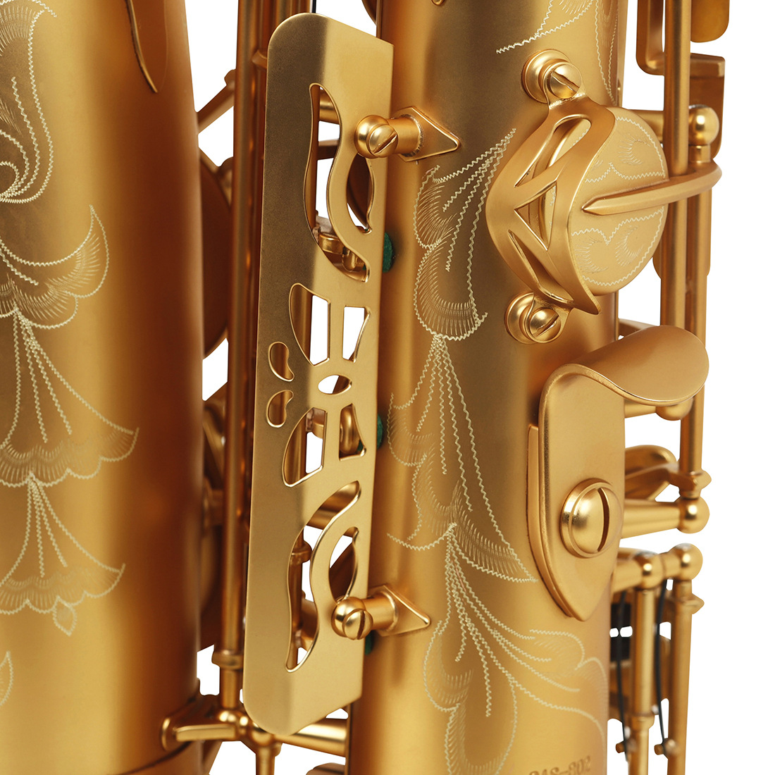 SLADE中音磨砂萨克斯套装黄铜管体初学者成人考级降e调萨克斯管详情32