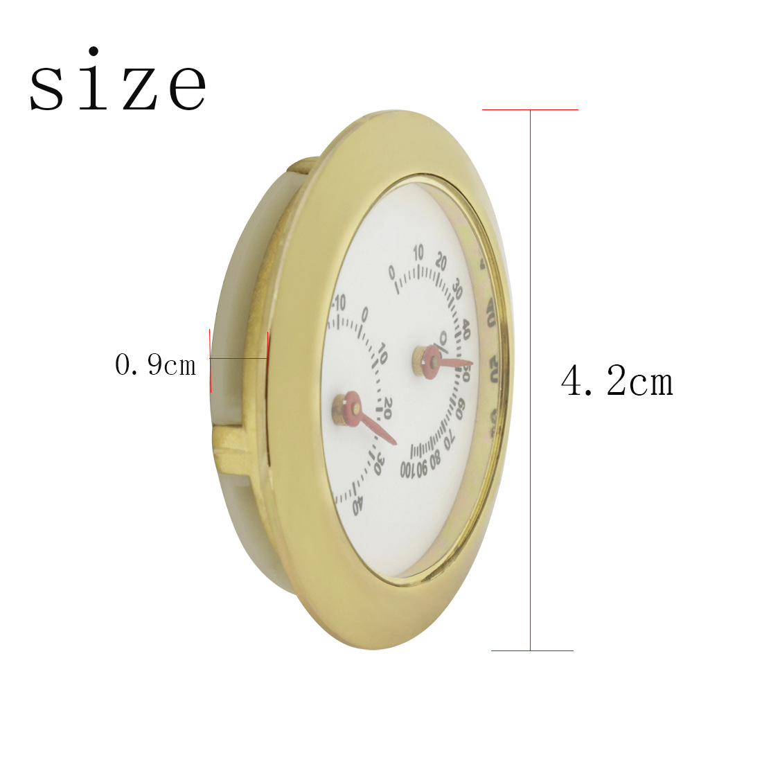 Wholesale round hygrometers, mini hygrometers, silver dry and wet thermometers, guitar hygrometers, violin thermometers pic 2
