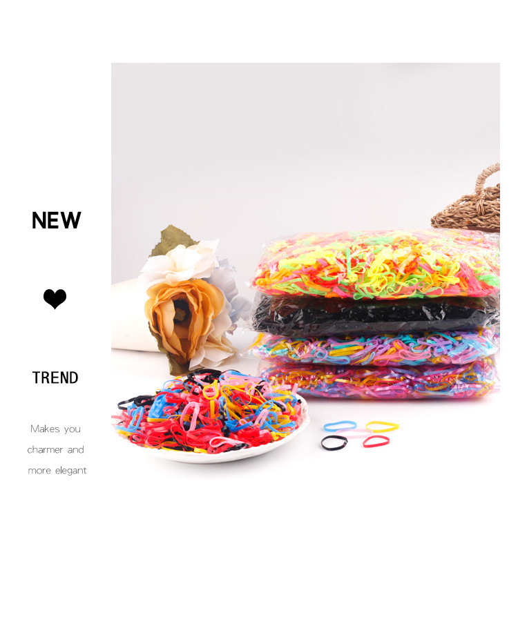 Baby exclusive colorful hair band for tying hair and hairstyle decoration pic 2