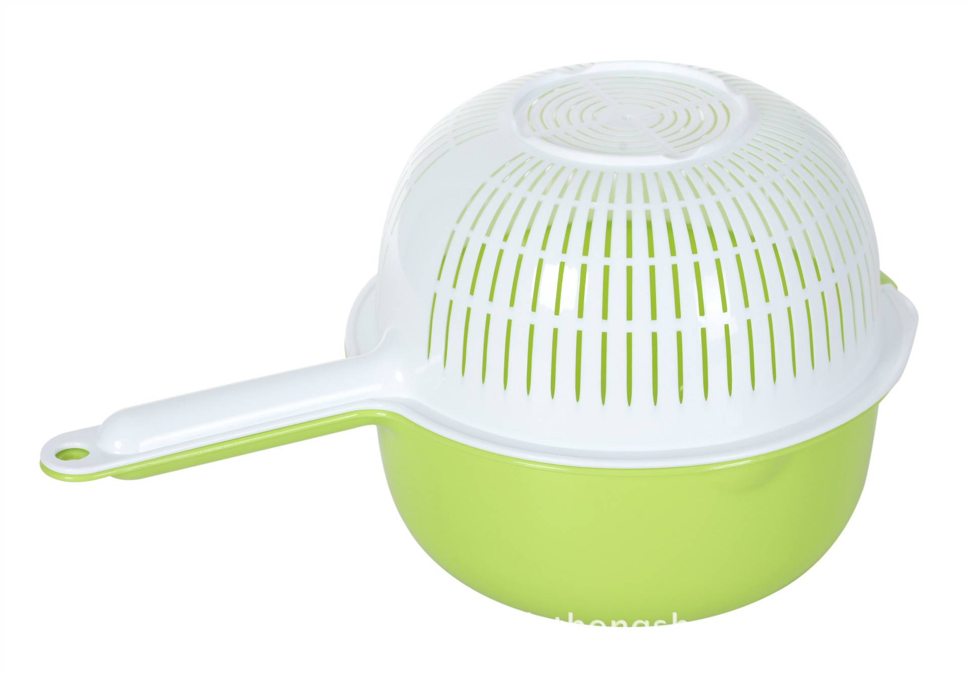 厨房用品滴水筛盆 两件套带手把筛盆 蔬菜水果筛盆详情6