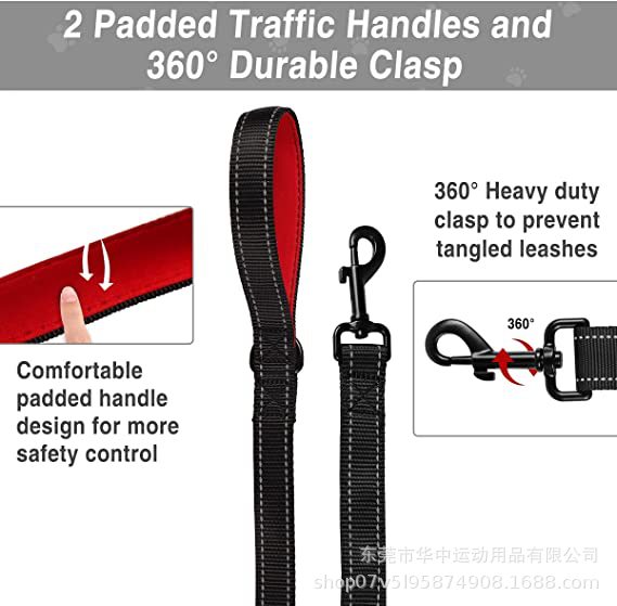 宠物狗狗牵引绳狗链子双牵引绳遛狗绳用品神器双层双牵引绳详情3