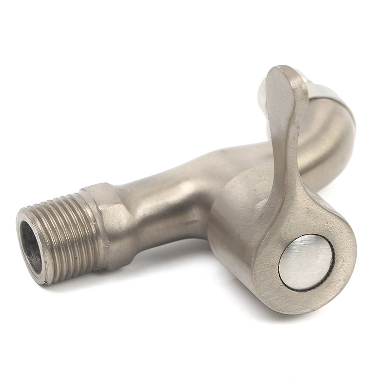 Imitation 304 stainless steel faucet, balcony washing machine, mop, sink, single cooling, ordinary household, 4-minute quick-opening faucet pic 9