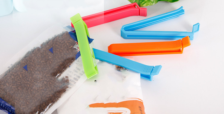 8cm food sealing clip, household snack bag clip, nut sealing clip, tea moisture-proof clip, 3037 Shangya plastic pic 1
