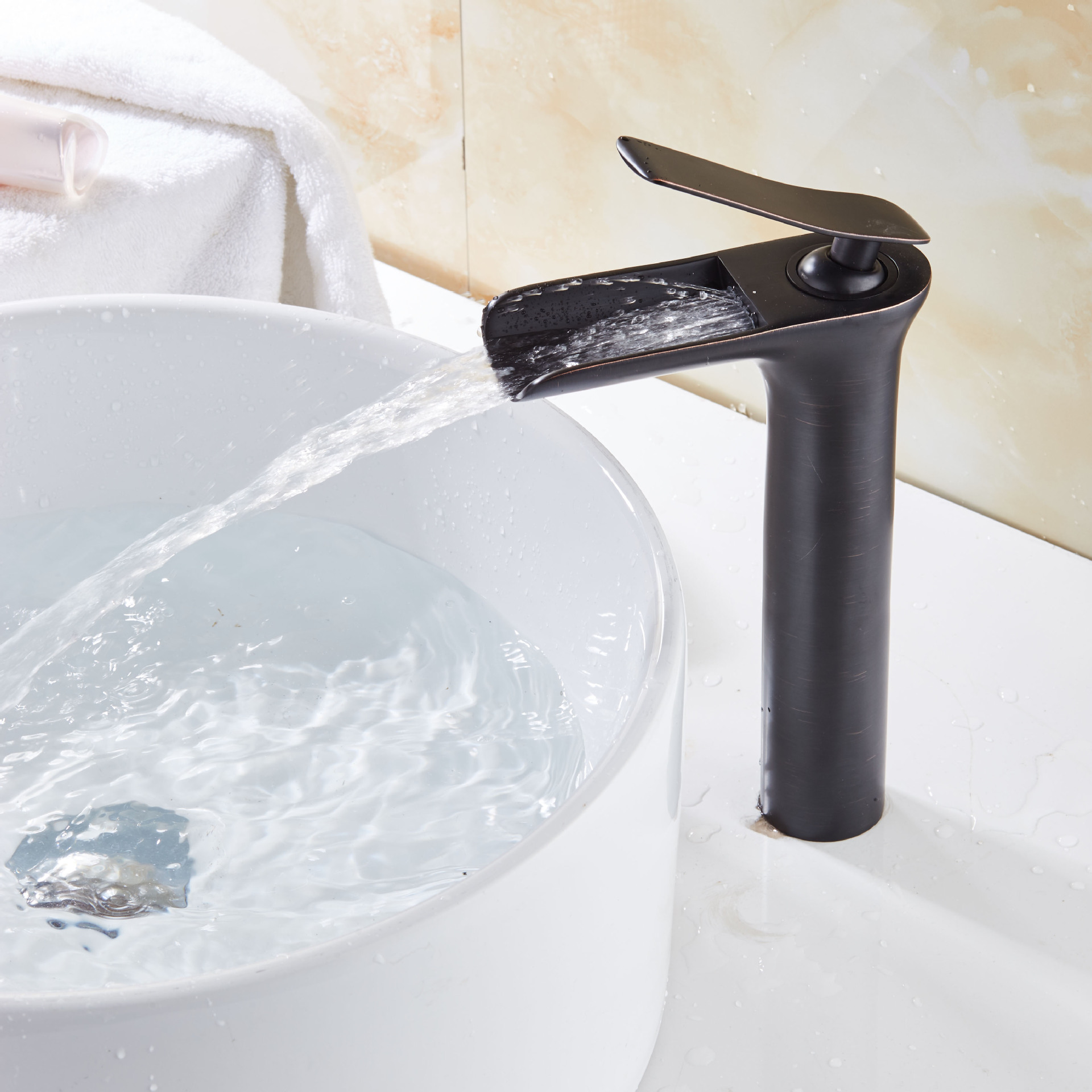 Direct sales of European-style antique black bronze faucets, black bronze washbasin faucets, and black bronze all-copper faucets pic 34