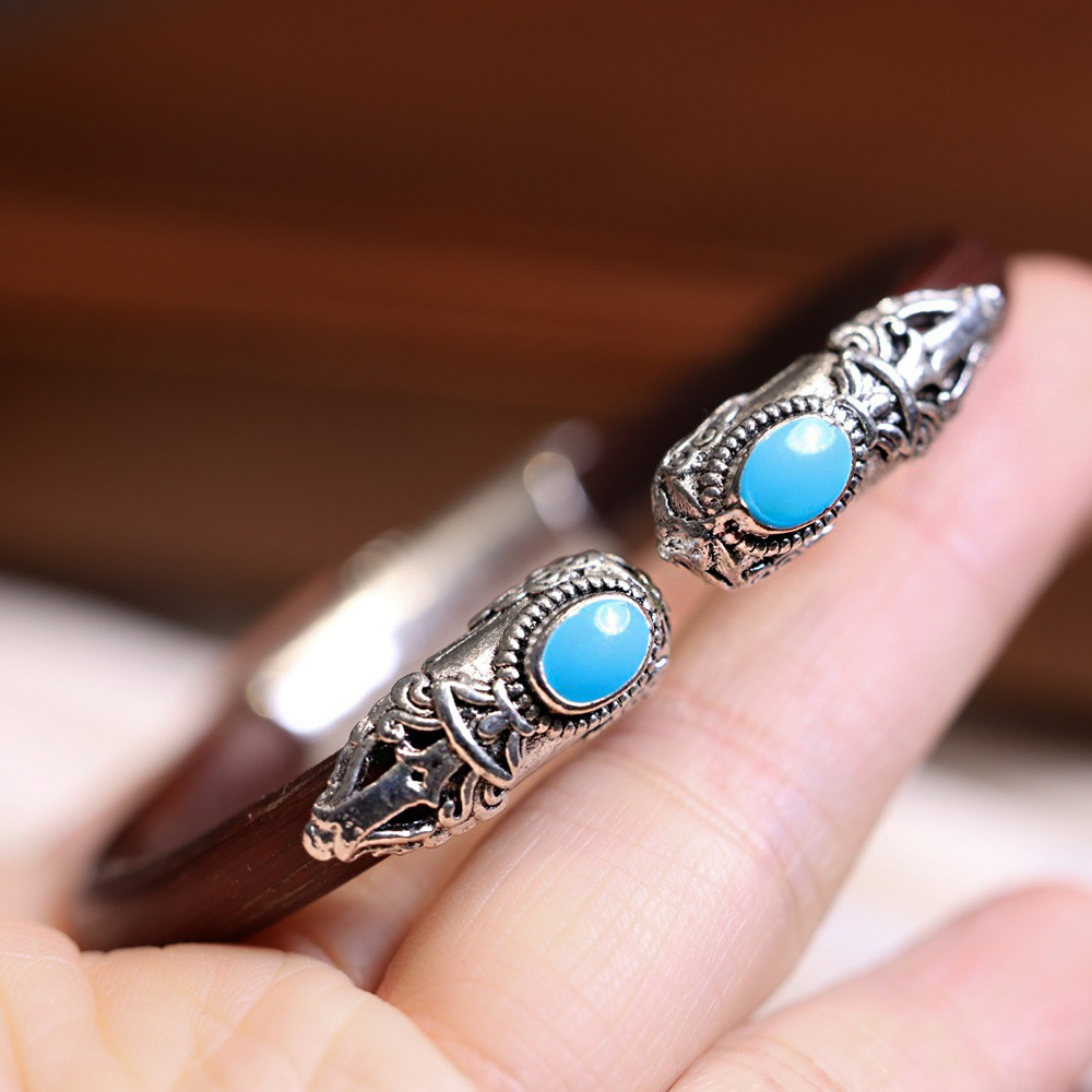 Natural wild Shannan unjointed chicken blood Vine bracelet for men and women, with jointed wood and vine bracelet, summer ethnic style pic 19