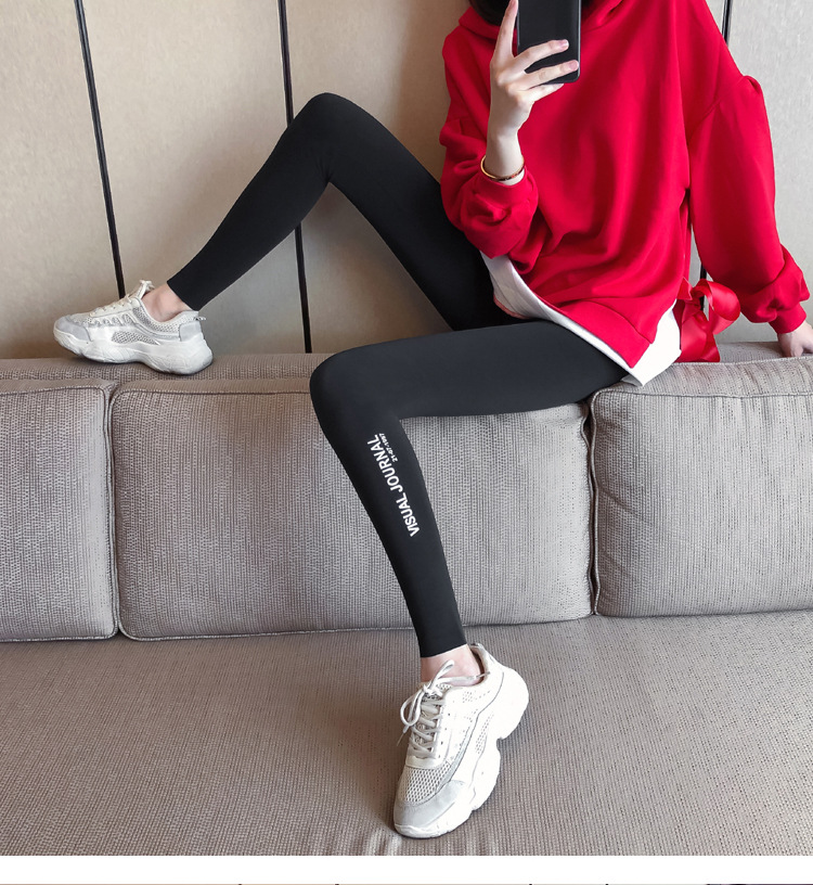 Shark skin leggings for women to wear outside in spring and autumn, high-waisted shark pants wholesale, thin slimming legs and lifting buttocks yoga Barbie pants pic 14