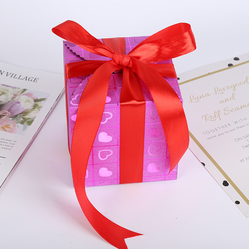 Red ribbon bow, car wedding rose, packaging gift, wide band, silk ribbon, satin ribbon, diy handmade decoration pic 14