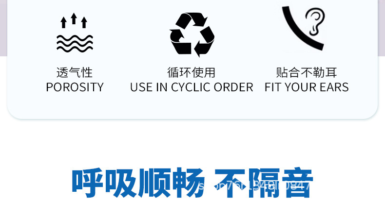 餐厅厨房酒店食堂防唾沫飞沫专用口罩餐饮防雾透明塑料微笑口罩详情4