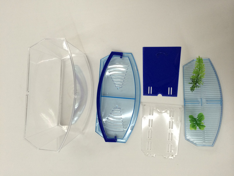 Wholesale supply of plastic fish tanks, betta cups, double-tank betta boxes, hatching boxes, and small pet turtle tanks pic 8