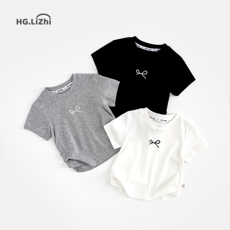 女童韩系T恤2024新款童装小女孩夏季网红洋气爆款上衣潮一件代发详情2