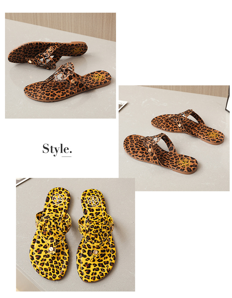 TB皮革人字拖鞋女鞋夏季美国大牌时尚女士凉拖鞋slippers欧美跨境详情26