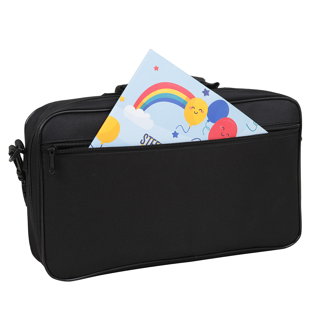 Black waterproof Oxford cloth oboe shoulder bag, oboe instrument case, hand-held shoulder instrument bag pic 11