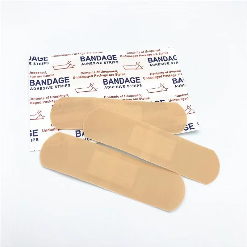 Foreign trade version band-aid, skin-colored PE waterproof breathable band-aid, 72*19mm, external dressing band-aid, English version pic 5