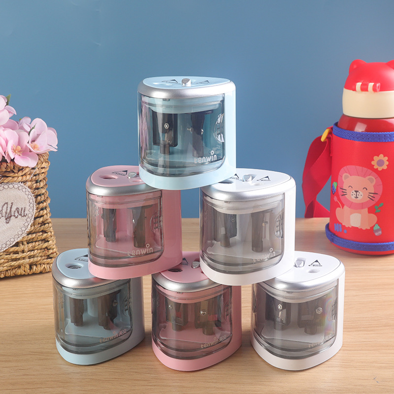 Electric pen sharpener, automatic plastic pencil sharpener, art painting pencil sharpener, student supplies pencil sharpener, pen sharpener pic 7