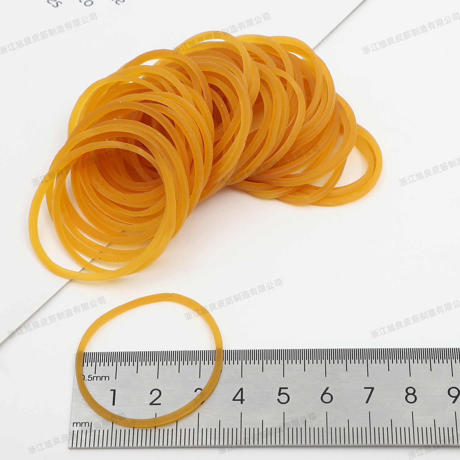 旭良透明黄色橡皮筋高弹耐用牛皮筋一次性捆菜橡胶圈厂家批发详情14