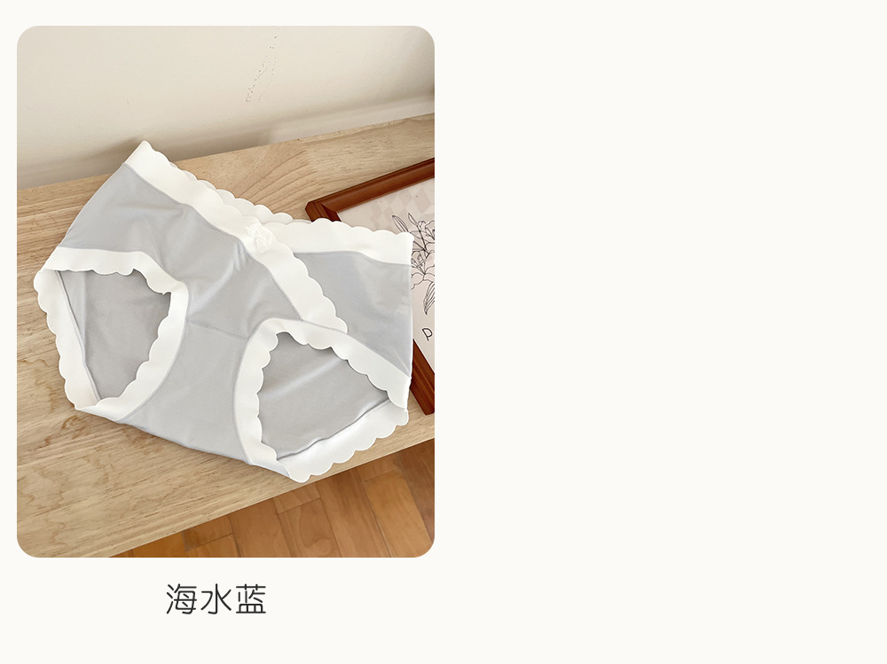 大码女士内裤女中腰莫代尔棉加肥加大胖MM200斤提臀透气三角裤头详情26