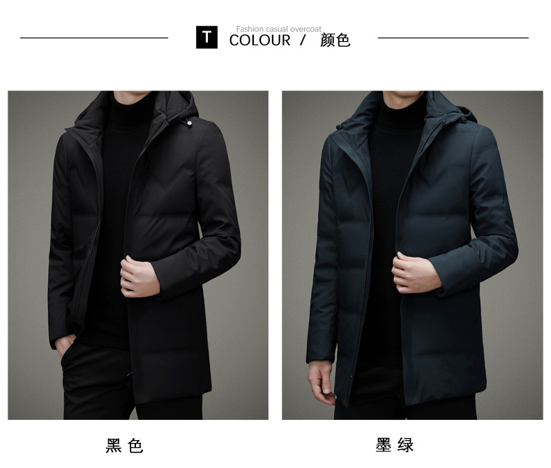 2024跨境爆款羽绒服男士秋冬中长连帽羽绒服男商务保暖羽绒外套潮详情10