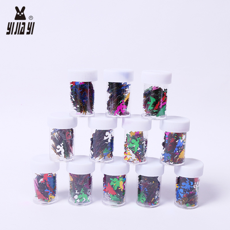 Gold onion powder sequins, gold powder PVC five-pointed star sequins, sequins wholesale, sequins available for customization pic 7