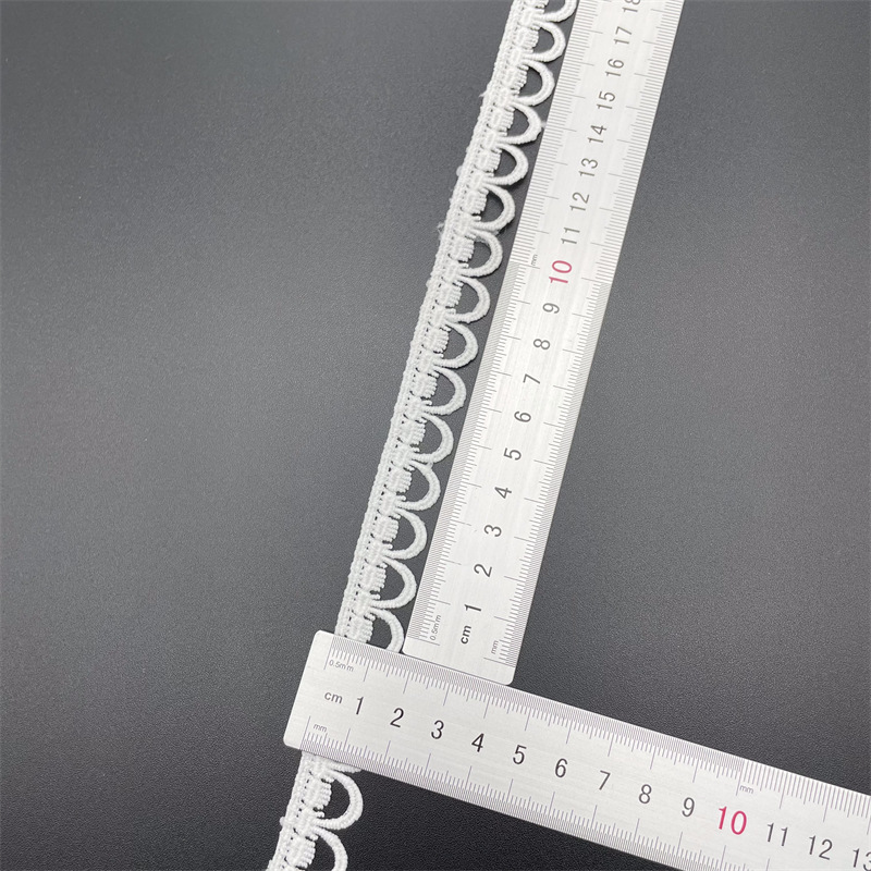 New Lolita embroidery water-soluble lace, milk silk single-sided small flower wave lace, lace with barcode pic 82