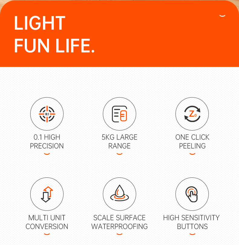 家用厨房食物称小型迷你电子烘焙克重称小台秤高精度厨房秤电子秤详情17