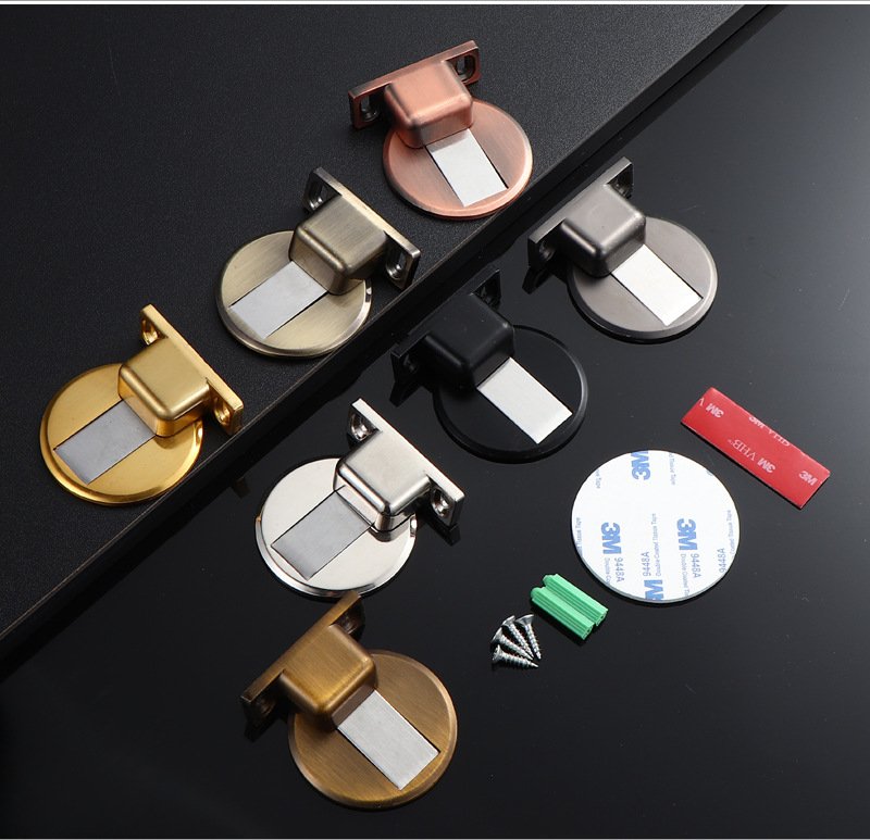 锌合金隐形地吸强磁家用新款门挡防撞神器卧室门免打孔门吸详情20