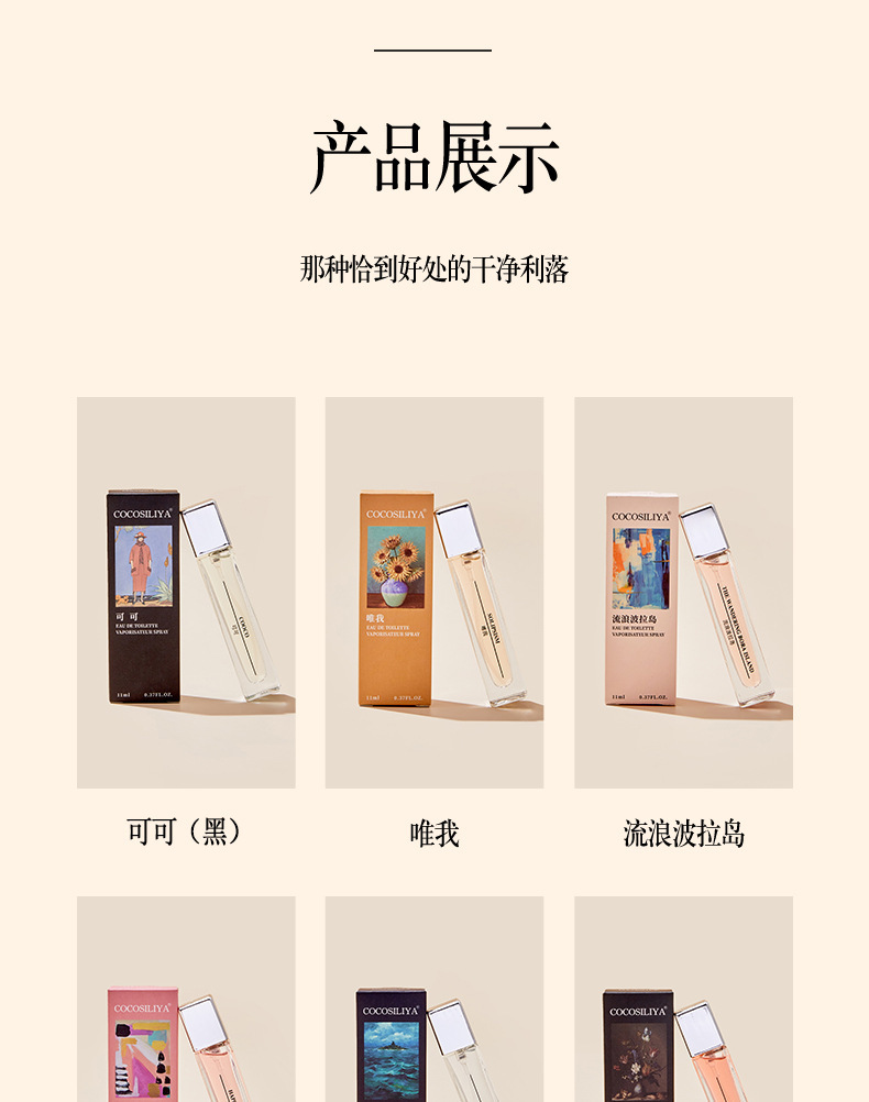 抖音同款淡香水真我邂逅持久留香男女分装蓝风铃清新香水批发代发详情4