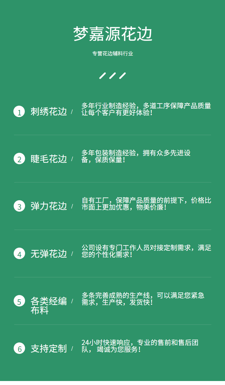 New non-elastic yarn eyelash lace trim in stock, 17.5CM nylon lace trim underwear and clothing accessories pic 1