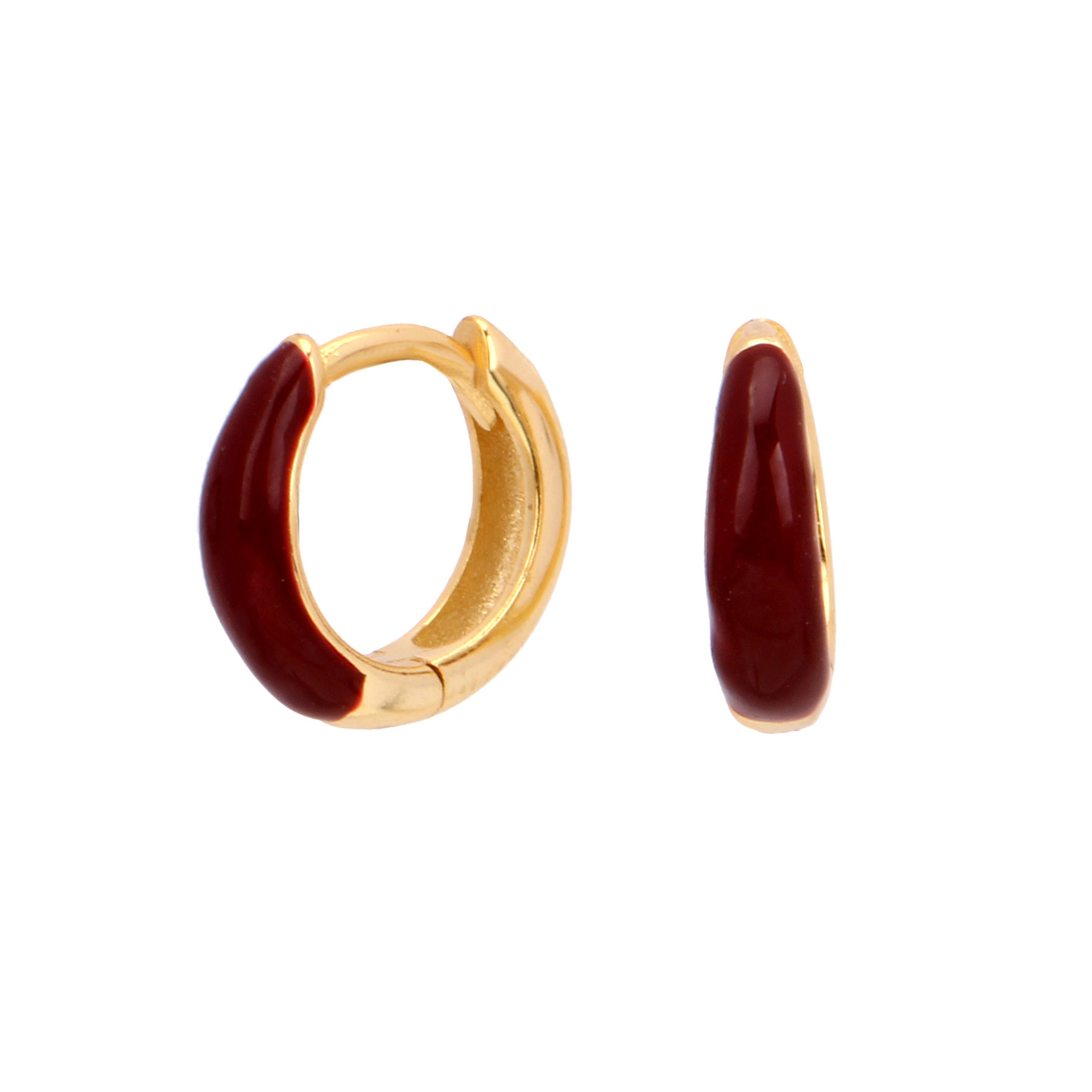 欧美性冷淡风小众简约猪鼻子925纯银耳钉女镂空日字ins风耳环网红详情19