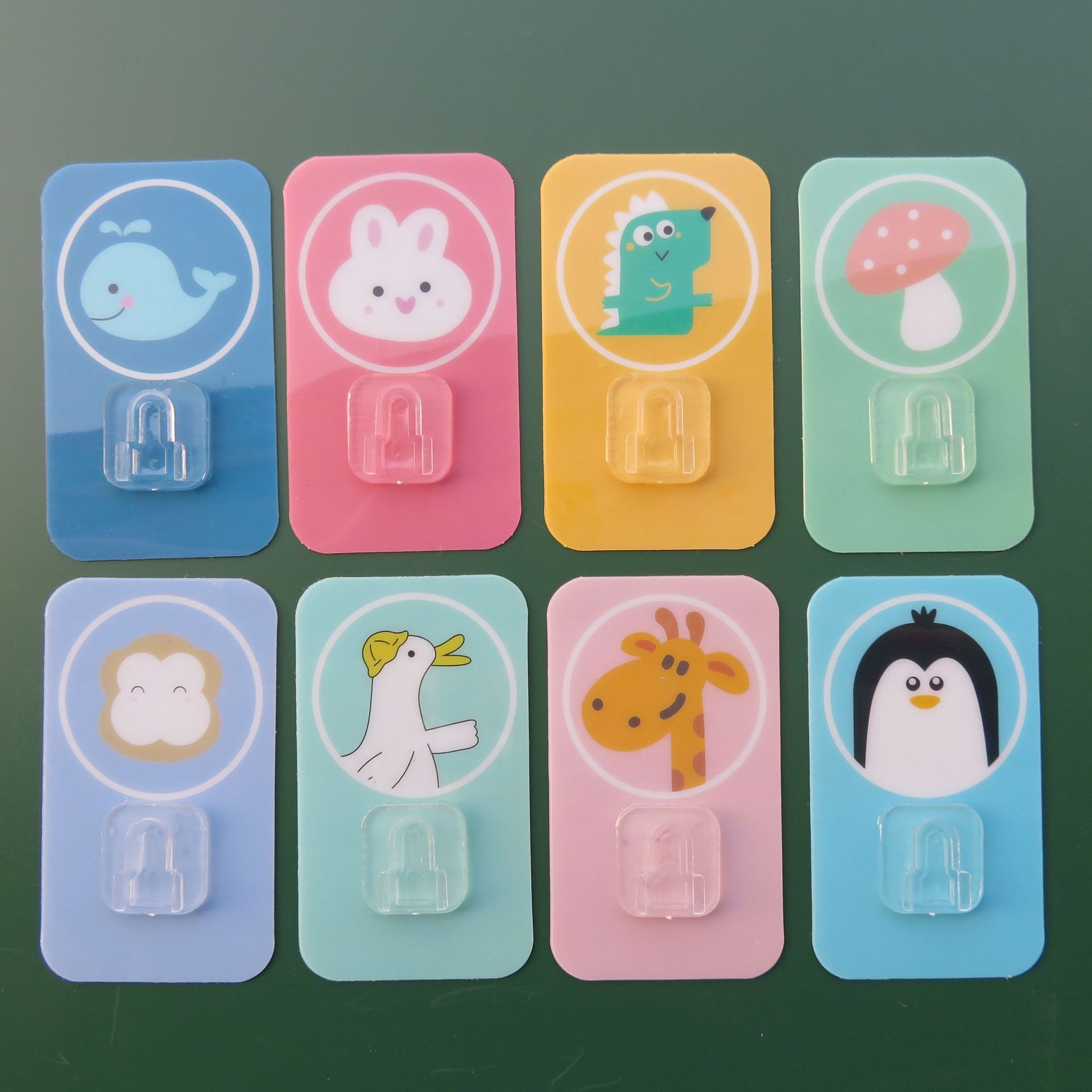 Seamless convex buckle accessory, strong adhesive, shelf, back adhesive, mop clamp accessory, Nordic pattern case buckle sticker pic 5