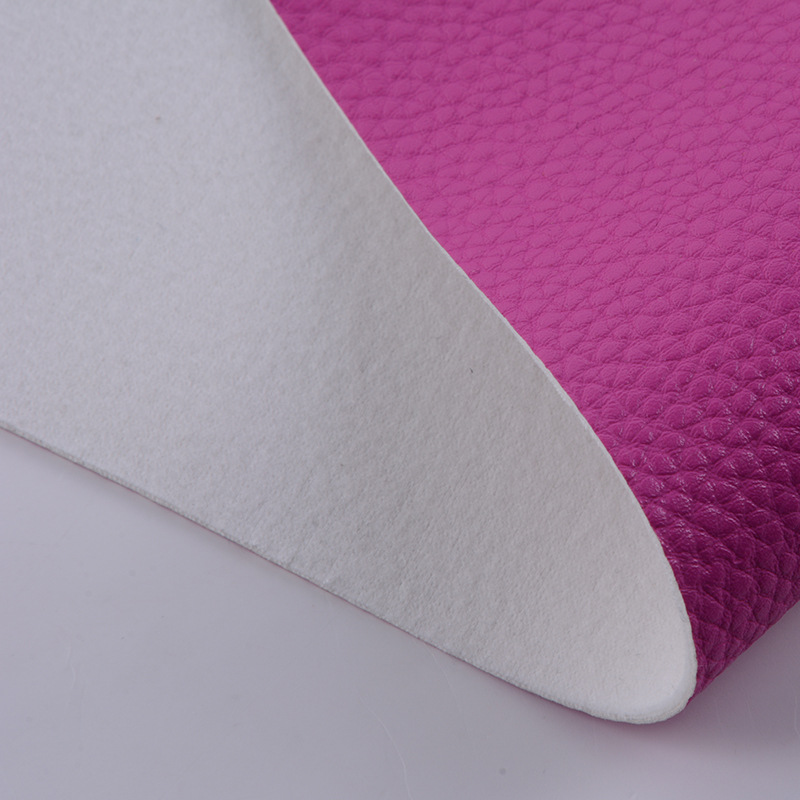 All-pu leather fabric, soft and hard wrapping, sofa, leather car interior decoration and finishing, artificial leather thickened with lychee pattern pic 2