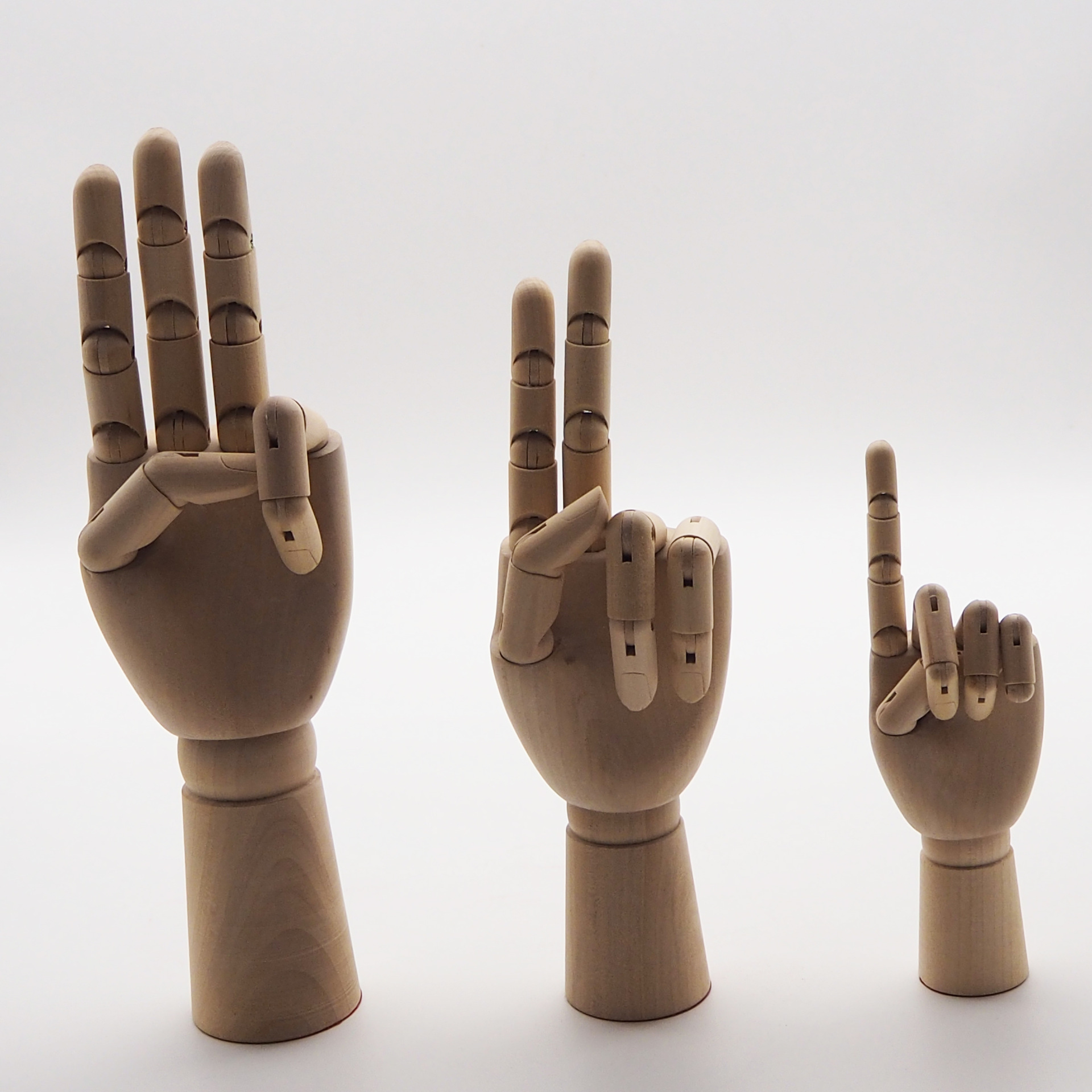 Wooden hand, wooden joint hand, wooden hand model, 10-inch wooden hand ornament, movable wooden hand sketch painting wholesale pic 1