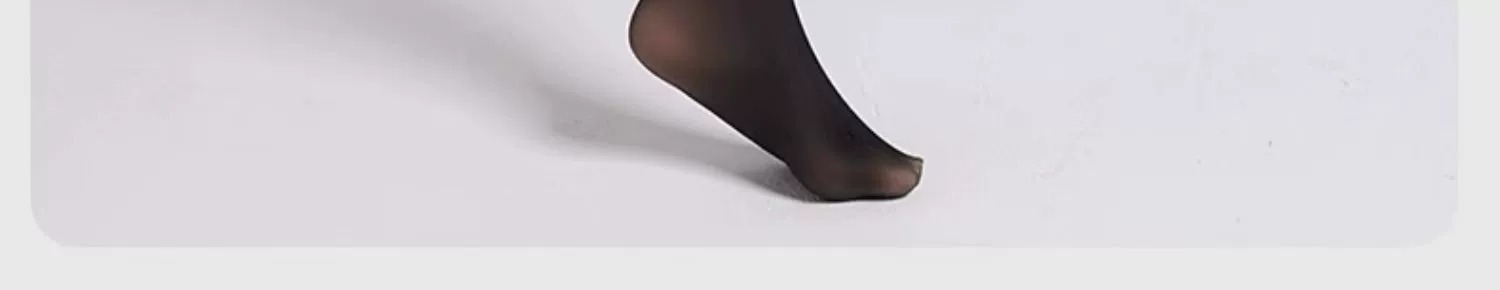 黑丝袜女秋冬大码空姐灰黑透肤光腿神器打底袜女士加绒加厚连裤袜详情11