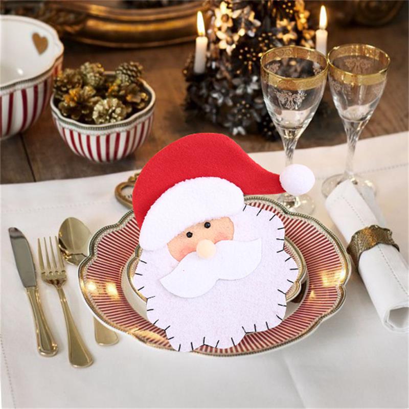 New Christmas products: Santa Claus knife and fork sets, Christmas cutlery bags, and Christmas creative home gifts pic 12