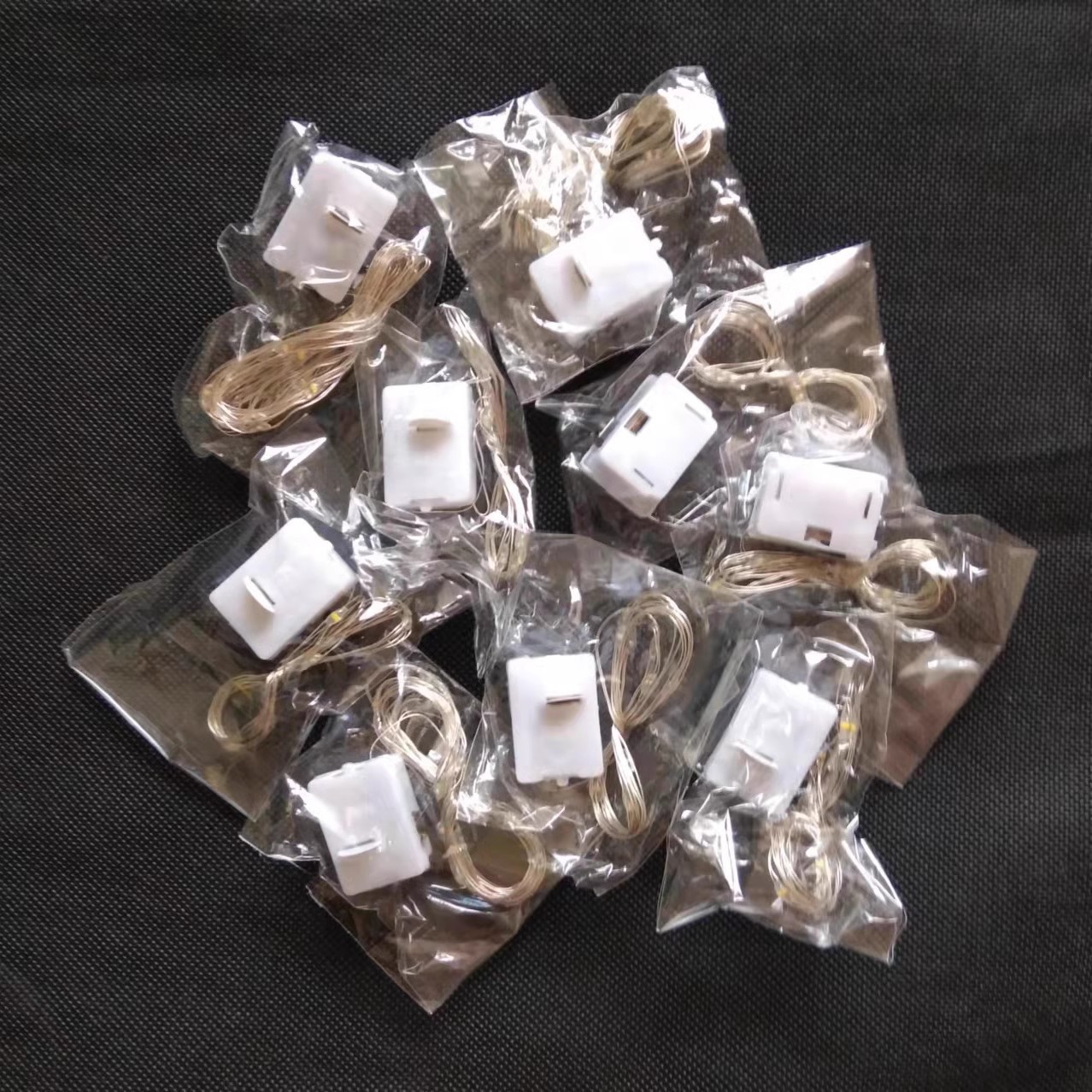 Led light lines, color three-level flashing, starry sky, birthday cake, flower balloons, decorative copper wire strip lights, string light strips pic 2