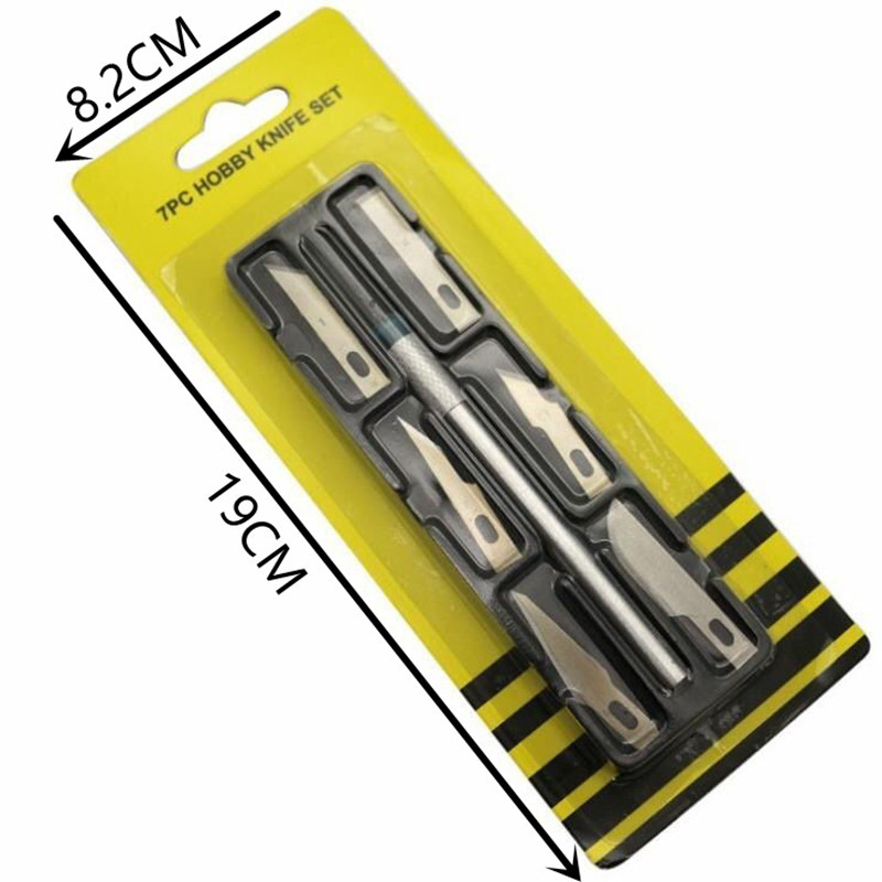 Factory direct supply of 7-piece engraving knife sets, engraving knives and cutting knives wholesale two-yuan store supply pic 4