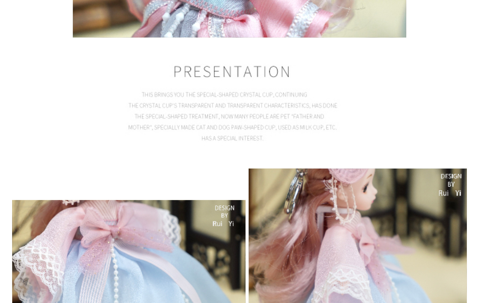 DIY国潮汉服简约拼色钥匙扣16cm娃娃儿童手办公仔bjd娃娃厂家批发详情9