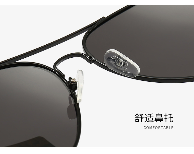 偏光太阳镜男款高级感防紫外线墨镜司机开车驾驶镜时尚遮阳眼镜详情8