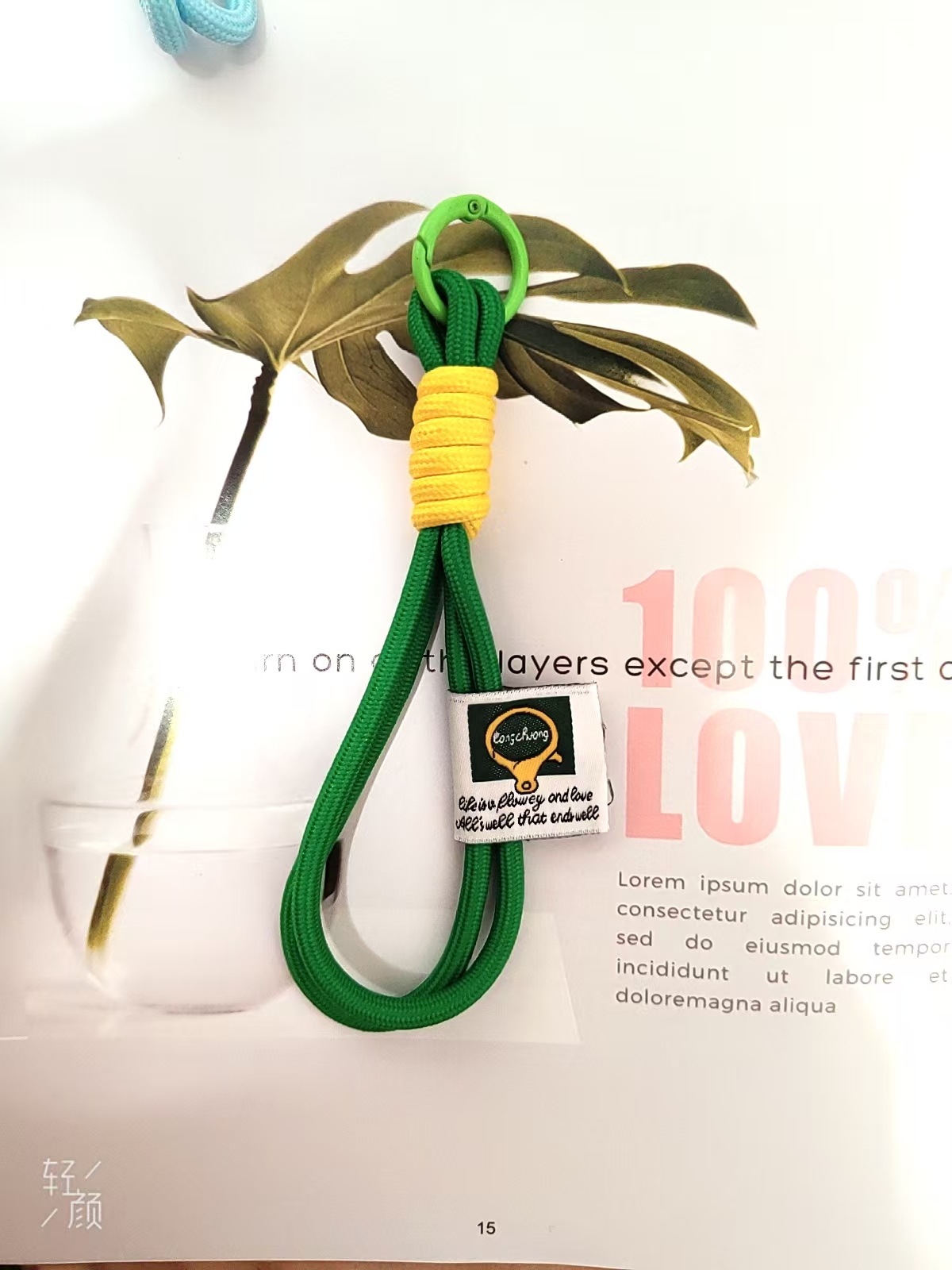 跨境网红厂家直销涤纶手机挂绳 水杯挂饰饰品挂绳 多尺寸背包挂绳详情8