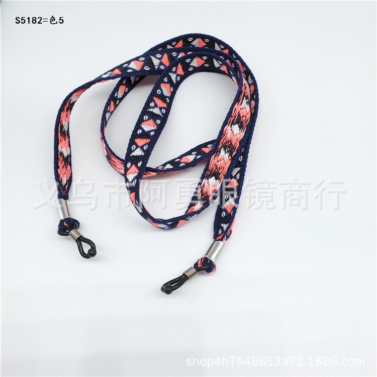 Custom nuevo estilo estilo étnico cuerda de gafas cadena de gafas colgante cuello cuello anti-caída cuerda de gafas europa y américa popular influencers pic 3