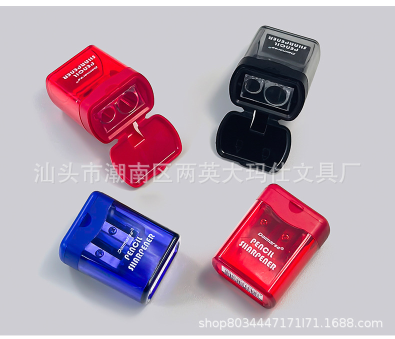 厂家直供透明 削笔刀创意卷笔刀引流手摇转笔刀批发铅笔刀详情9