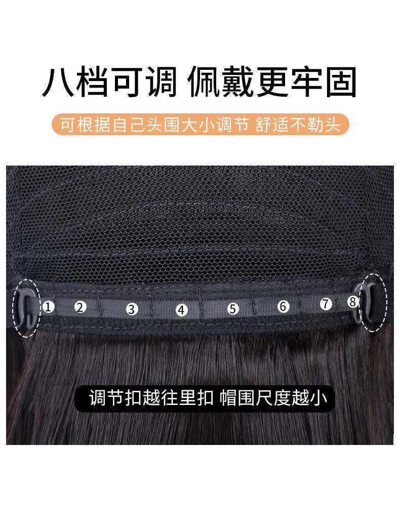 假发女长直发全头套式大波浪卷发自然透气长卷发整顶假发套详情5