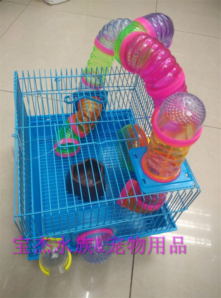 龙猫笼子 三层笼 豚鼠笼 仓鼠 松鼠笼子大号抽盘式龙猫标笼详情8