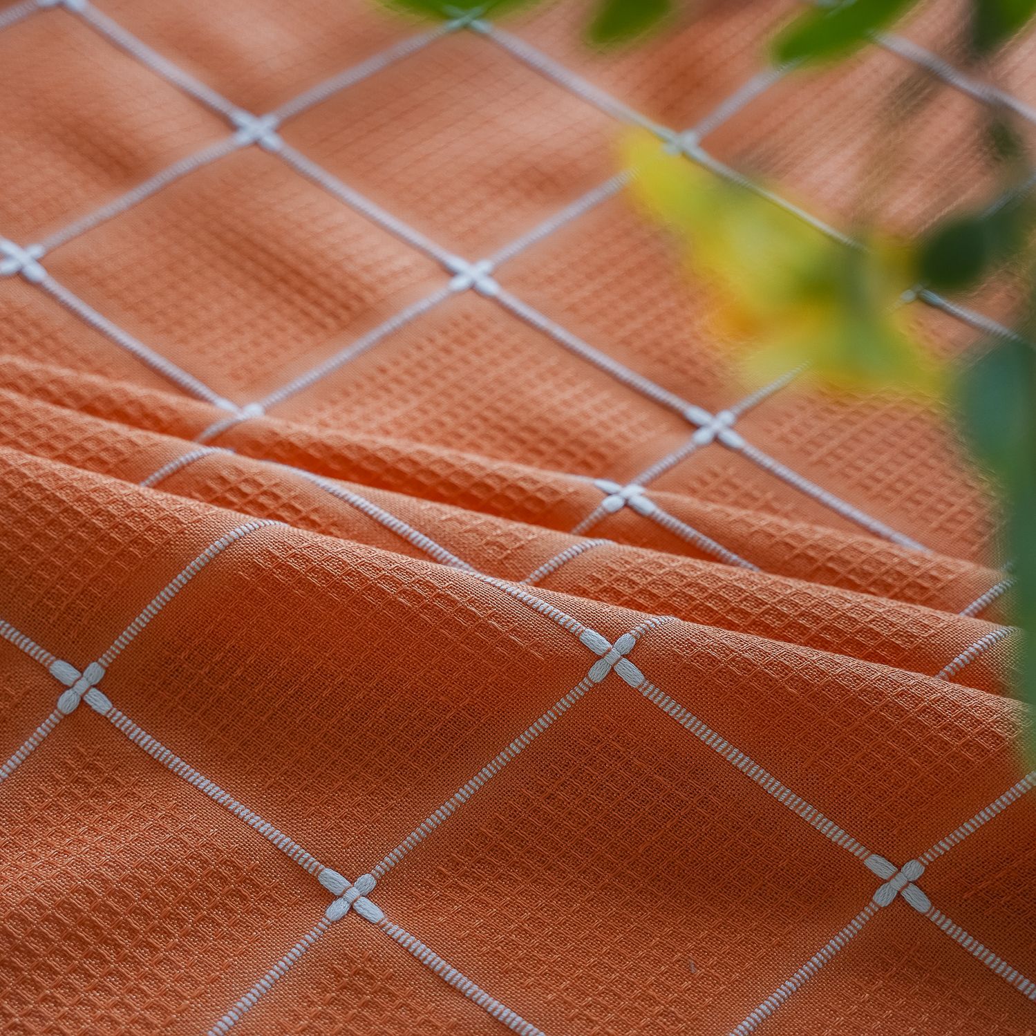 Cross-border TEMU Xiyin round table cloth, Japanese cream white tassel tablecloth, table cloth, cover cloth, Amazon factory wholesale pic 25