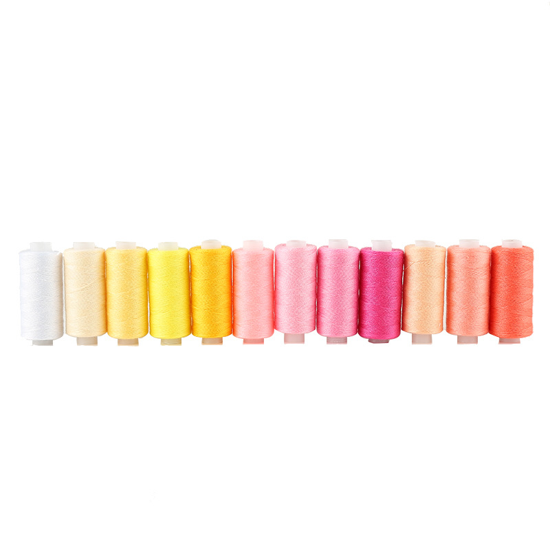 36-color 402 sewing thread with 36-color shuttle core set, can be added with hand sewing needle card shuttle core box, small thread, hand sewing thread pic 8
