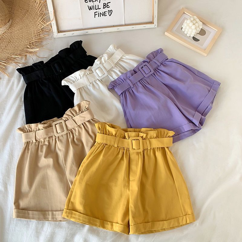 Cool girl summer fresh Korean-style sports shorts, wide-leg thin style, 100% bestseller, trendy, quick-drying, versatile and casual pic 35