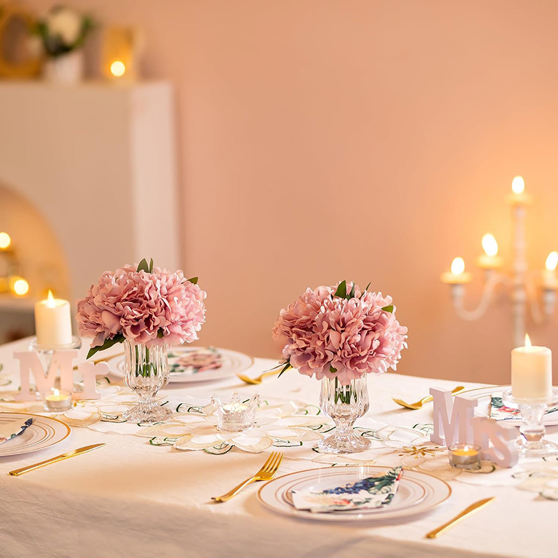 北欧ins高颜值罗马高脚风灯透明玻璃花瓶水养鲜花插花器餐桌摆件详情1