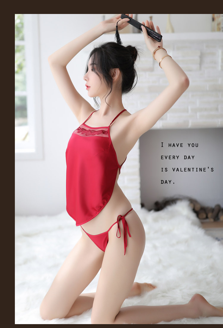 情趣内衣女刺绣绑带式古典民国性感睡衣火辣诱惑分体肚兜详情13