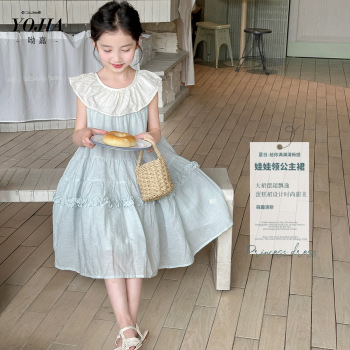 国潮YOJIA女童国风连衣裙夏装2025新款中式超仙女孩公主裙儿童节裙子详情8